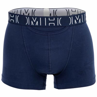 HOM - Boxerlines#2 - Boxer Briefs HO1 (2-pack) - Heren boxer met horizontale gulp - Navy/Kobaltblauw - Maat S