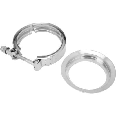 3in Downpipe V Band Klem Flens Kit RVS Vervanging voor Borg Warner S200 S300 S257 S366 white