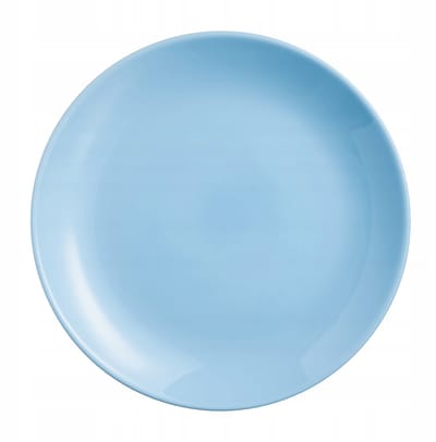 Luminarc Diwali Light Blue Diep Bord 25cm - Gehard Glas