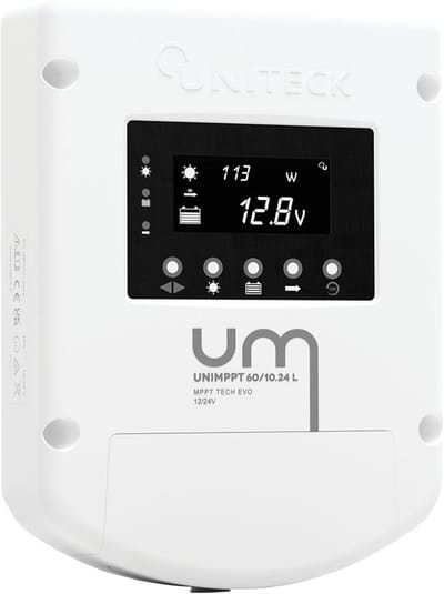 Uniteck Mppt 60/zonnepaneel Ladingsregelaar Paneel 10.24l Transparant