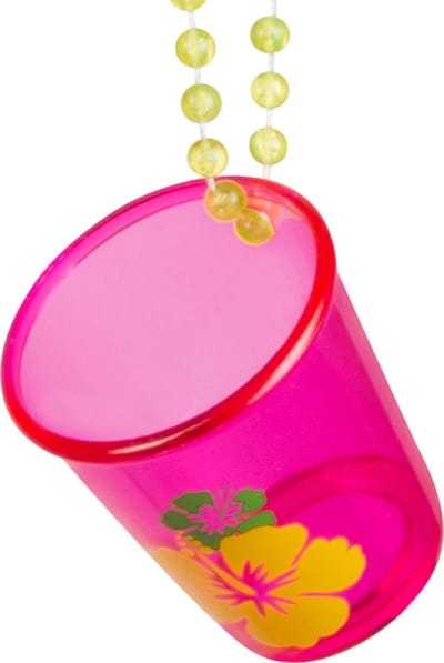 Boland - Ketting shotglaasje Hawaï - Volwassenen - Unisex - - Hawaii - Strandfeest - Themafeest