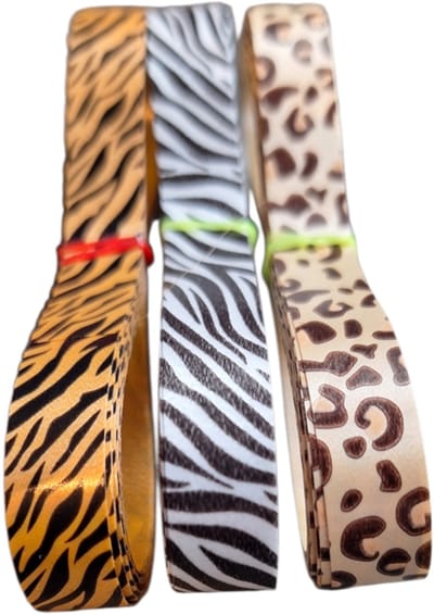 3x 5m Sierlint luipaard - zebra - tijger - dierenprint - jungle - leuk inpakken - sierlint - niet op spoel geleverd