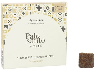 Aromafume - wierookblokjes - Palo Santo met copal - doosje 9 stuks