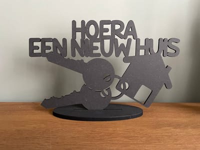 Nieuw huis cadeau - Housewarming cadeau - Nieuwe woning cadeau - Housewarming cadeau kleinigheidje - Kadootje