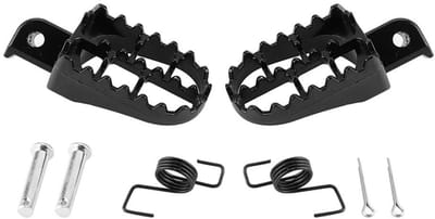 Dailygoods- Voetsteunen Aluminiumlegering - Antislip - 2 Stuks - Voor Yamaha PW50/PW80/TW200 - Duurzaam - Eenvoudige Installatie - Motorpedalen