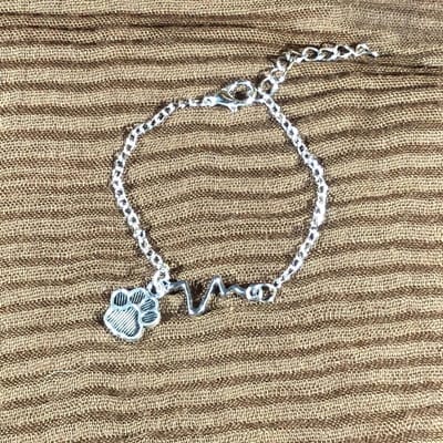 Goededoelen.Shop | Armband Rescue Life Line | Statement Armband | Rescue Paws | Polsmaat 15-19 cm | Dierenwelzijn | Unisex Armband | Uniek | Handgemaakt | Wellness-House