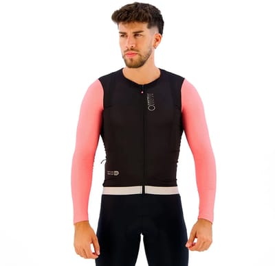 Castelli Corretto Trui Met Lange Mouwen Zwart,Roze XL Man