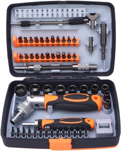68 in 1 Ratchet Set voor Klussen, Reparaties en Onderhoud - Multifunctioneel Gereedschap
