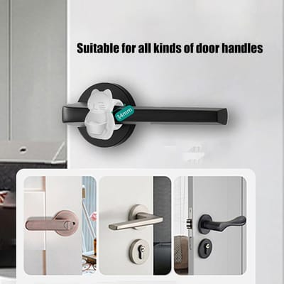 Deurstopper - Vingerbeschermer - Muren Beschermen - Zonder Boren - 6.5 cm - Transparant