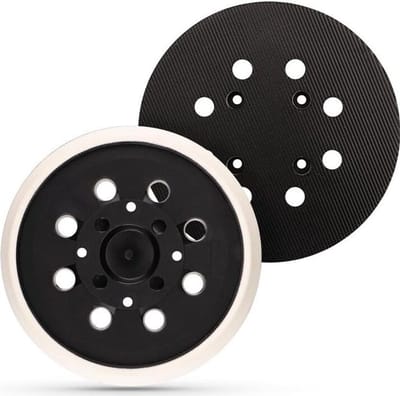 Twee professionele schuurschijven van 125 mm met klittenbandsluiting, 8 gaten, schuurpapierhouder, Geschikt voor Bosch PEX 300 AE schuurmachines