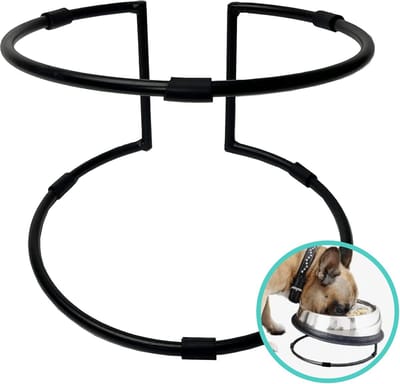 Voerbakstandaard Huisdier - Honden en Kattenbak - Comfortabel Eten - Nieuwe Antislipfunctie - 19x19x6cm