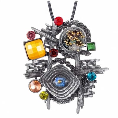 Ketting -modern -gekleurd -verstelbaar - Charme Bijoux