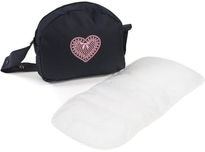 Bayer Chic 2000 - Poppen Luiertas - Melange Navy Grijs
