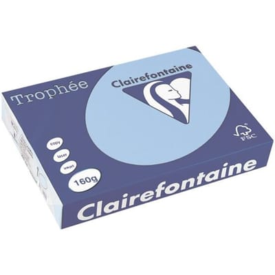 Clairefontaine Trophée Intens, gekleurd papier, A3, 160 g, 250 vel, koraalrood
