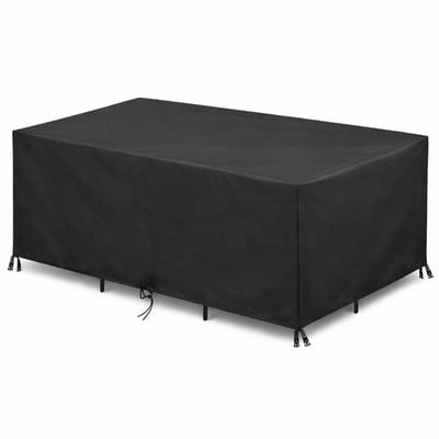Somstyle Beschermhoes Tuinmeubelen - 123 x 61 x 72 CM - Loungeset Hoes - Tuintafel Cover - Tuinstoelhoes - Zwart