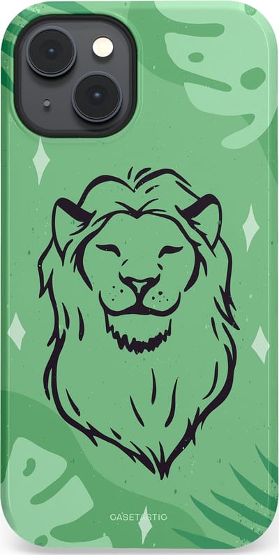 Casetastic hoesje geschikt voor Apple iPhone 14 Plus - MagSafe - Dubbellaagse bescherming - Trots in de jungle - Fashion Case - Mintgroen