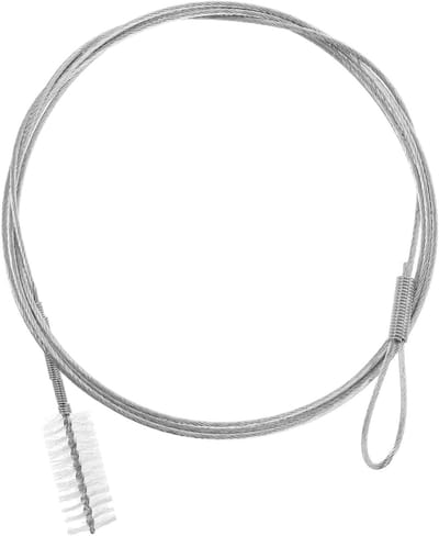 Reinigingsborstel Afvoer - Pijp Reiniger - Verstopping Verhelpen - Effortless Bediening - 135 cm Lengte - Zilver
