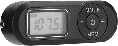 Draagbare Mini FM Radio met LCD Scherm en Hoofdtelefoon - Compact Zakmodel