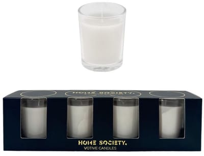Home Society Votive Candles Greige