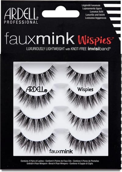 Ardell - Faux Mink Lashes Wispies - Multipack - Zwart - Natuurlijke Nepwimpers