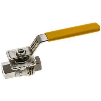 Rp 3/8 inch 2-Weg RVS Kogelkraan Zuurstof - BL2SH-AM-O2-038