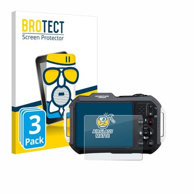 BROTECT - Screenprotector voor Ricoh Pentax WG-1000 - Folie Beschermfolie Beschermglas matte 3 Stuks