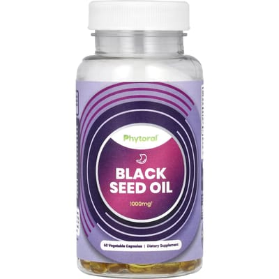 Zwarte komijnolie, plantaardige capsules 60 (500 mg per capsule)