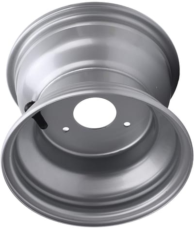 Dailygoods - 18X9.50 8 Velg voor Kartskarren - Zilver 8 Inch met 3 Gaten