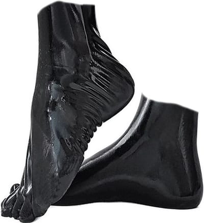 BamBella® - Latex sokken kousen - voetfetisj voeten fetish - erotisch Rubber sok voet Kort