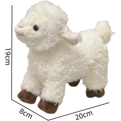Levensecht Schapen Pluche Speelgoed Zacht Cartoon Lam Knuffeldier Pop Schattig Schapen Kussen Voor Huisdecoratie En Verjaardagscadeaus