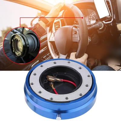 Universele Stuurwiel Snelkoppelingsnaaf Adapter Boss Kit voor Raceauto Blauw blauw