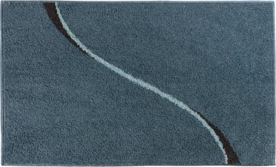 Casilin Badmat Antislip 60x100cm Carve - Waterabsorberende Badkamermat - Wasbaar en Sneldrogend - Voor Douche en Bad - Hoogpolig - Acryl - Rechthoek - Ocean