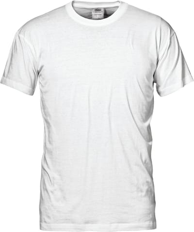 SIR SAFETY SIRFLEX Korte mouw Werk T-shirt HEREN Wit 12 Stuks - Verstevigde Naden - 100% Katoen - 140 g/m²