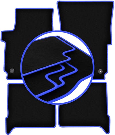 CARLUX-BLUE automatten voor: Volkswagen Amarok pick-up (2010-)