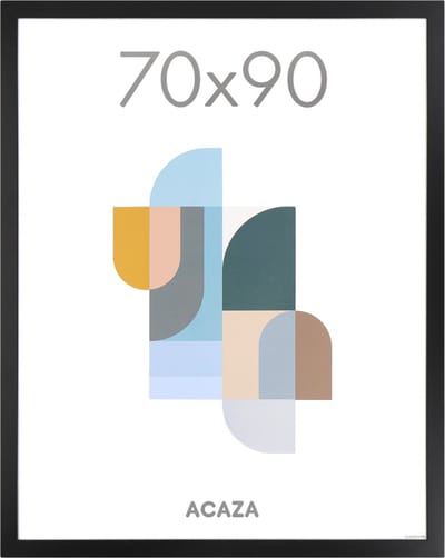 ACAZA Fotolijst - Fotokader - Fotolijst 70x90 cm - Fotokader 70x90 cm - MDF Hout - Zwart