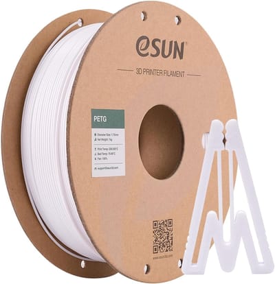 eSun PETG Massief wit / Solid white 1kg - 1.75mm - 3D printer filament