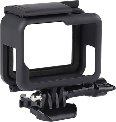 Action camera beschermende behuizing met sokkel en schroef, zwart - geschikt voor Hero 7/6/5/(2018) - accessoires included