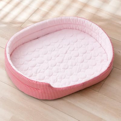 Zomerse Koelende Huisdier Kat Bed Kussen IJs Pad Antislip Hond Slapen Elliptische Vorm Mat Voor Puppy Honden Katten Huisdier Bench Decoratie 50x38cm