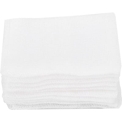 200 pièces 6 X 8 cm Compresses de gaze Pansement pour plaies Premiers secours Soins infirmiers Gaze white