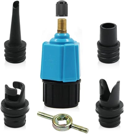 Universele SUP Pomp Adapter Set met 4 Opzetstukken voor Kajak en Rubberboot