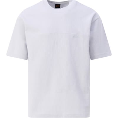 Regular fit T-shirt van katoenmix model 'TE_HIVE'