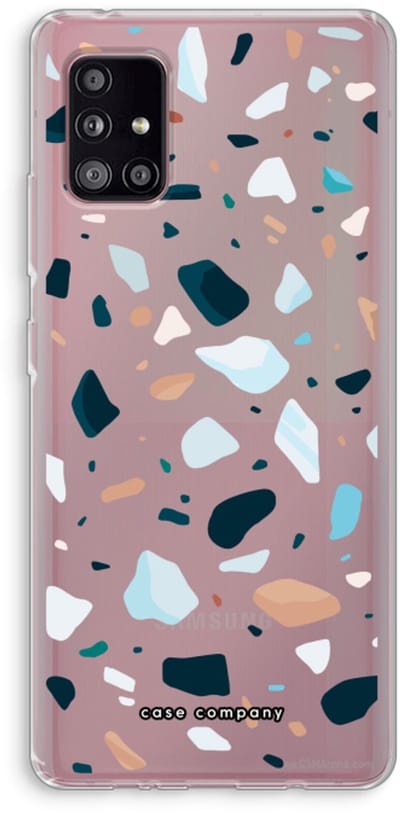 Case Company® - Hoesje geschikt voor Samsung Galaxy A51 5G hoesje - Terrazzo N°13 - Soft Cover Telefoonhoesje - Bescherming aan alle Kanten en Schermrand