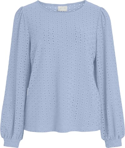 VILA - VISANIANA NEW L/S CUFF TOP/SU/I/PB - Dames - Blouses