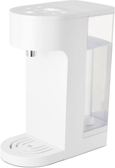 Direct Heet Water Dispenser - Waterwarmer - Dranken Bereiden - Instelbare Temperatuur - 4 Liter - Wit