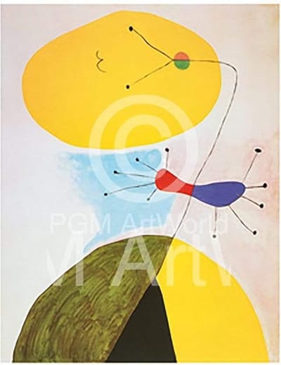 Kunstdruk Joan Miro - Portrait, 1938 60x80cm