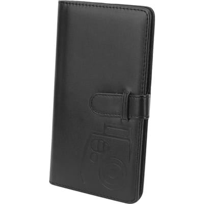 3 pouces 96 Poches PU Album Photo Universel Porte-cartes Livre de Rangement pour Cartes Bancaires pour mini11 8 9 7s 25 70 90 Appareil Photo Instantané Black noir