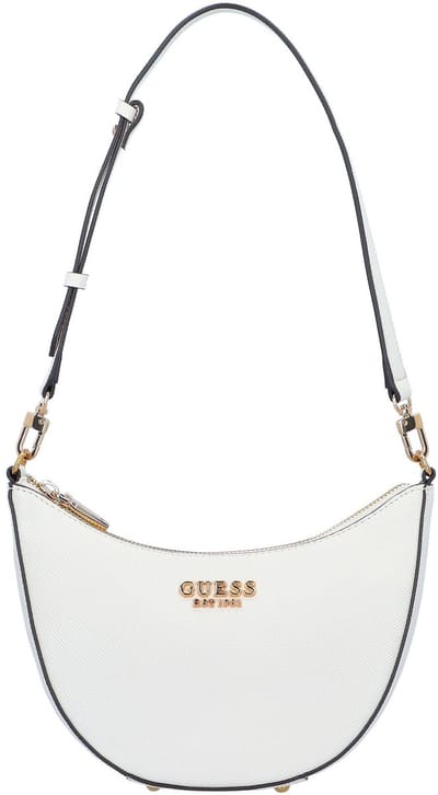 GUESS Schoudertas Fedana Mini Top Zip Shoulder Bag Cream White Wit