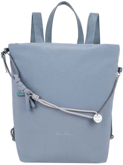 Fritzi aus Preußen rugzak schoudertas Brigitte X Fritzi JU Limited Chain Sky Backpack Dusty Blue blauwgrijs