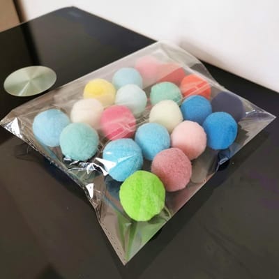 10/20/30 Stuks Stretch Pluche Bal Speelgoed Kattenspeeltje Geen Geluid Gekleurde Ballen Klassiek Klein Speelgoed Puzzelspel Speelbaar Katten Zoals 20pcs
