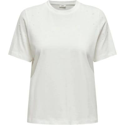 JDY - JDYMOLLY S/S PEARL TOP JRS - Dames - Blouses